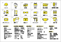 非常持ち出し品チェックリスト
